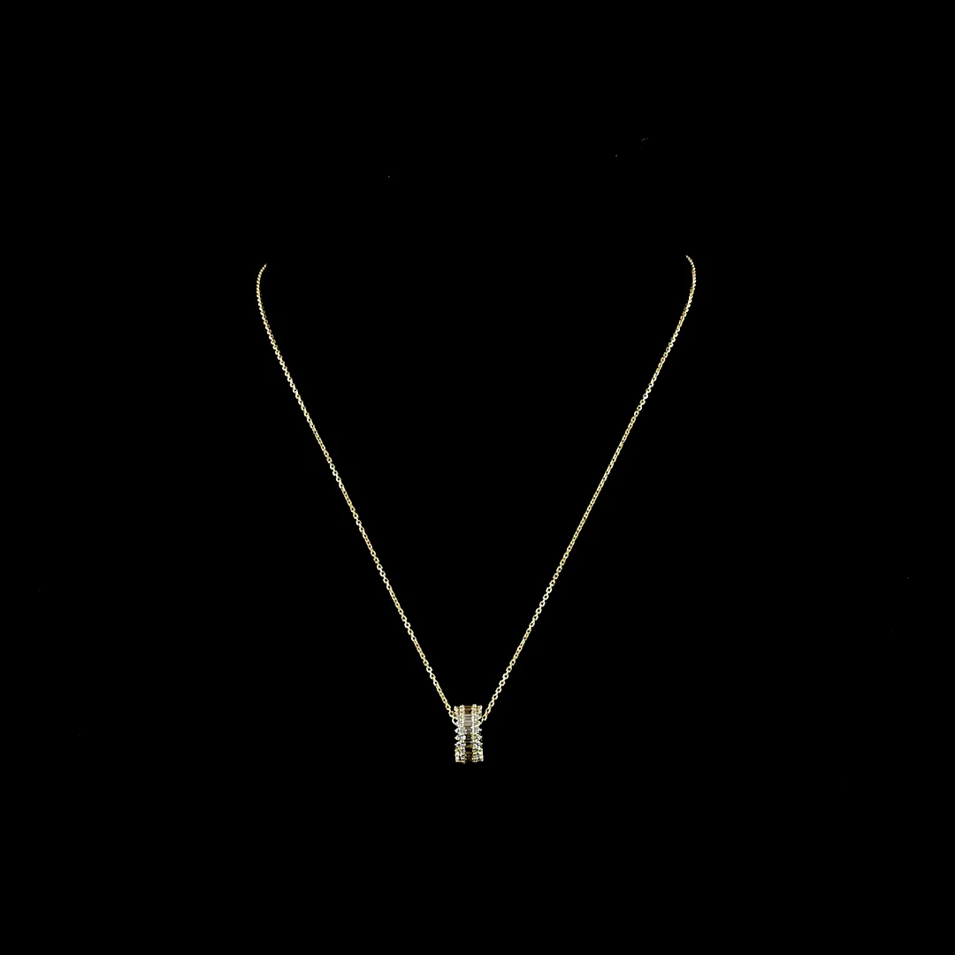 1.25 Cts 14k Yellow Gold Mix Shape Pendant Pendant - Video