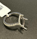 0.57 Cts 14k Rose Gold Baguette Shape 5 Stones Eternity Band