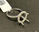 0.71 Cts 14k Yellow Gold Marquise Shape 3/4 Band Eternity Band