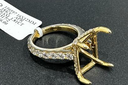 0.98 Cts 14k Rose Gold Round Shape 3/4 Band Eternity Band