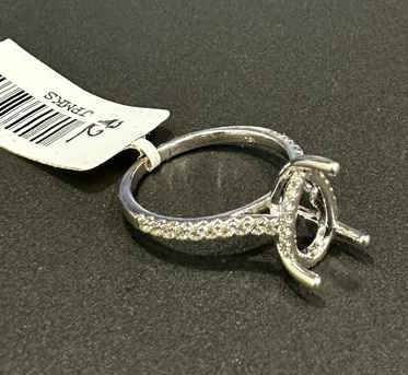 0.92 Cts 14k Yellow Gold Round Shape 3/4 Band Eternity Band