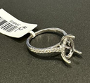 0.92 Cts 14k Yellow Gold Round Shape 3/4 Band Eternity Band